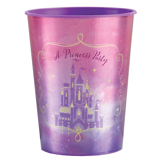 Disney&#xAE; Princess 16oz. Metallic Favor Cups, 8ct.